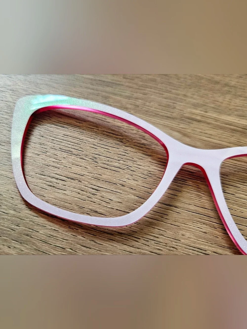 PAIR EYEWEAR WANDA TOPPER in ROSE SHIMMER NEW Magnetic Eyeglass Top